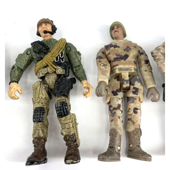 Blue Box Toys BBi Elite Force Military Action Figure 4" Tall 2007 Lot of 4 - Picture 3 of 8